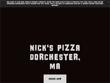 Tablet Screenshot of mynickspizza.com